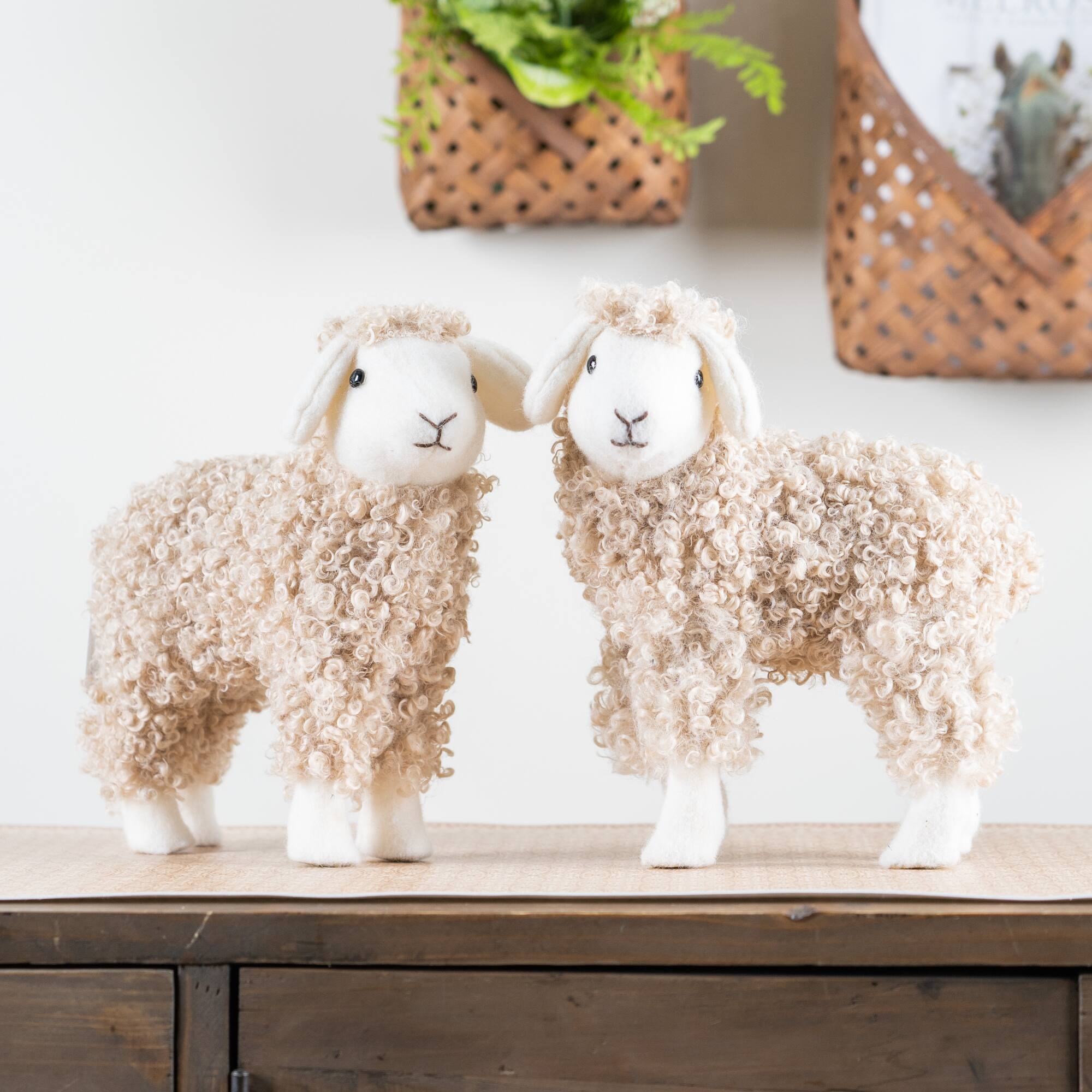 11" Sheep Figurine Set